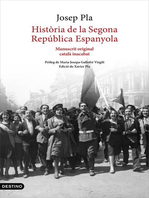 cover image of Història de la Segona República Espanyola (1929-abril 1933)